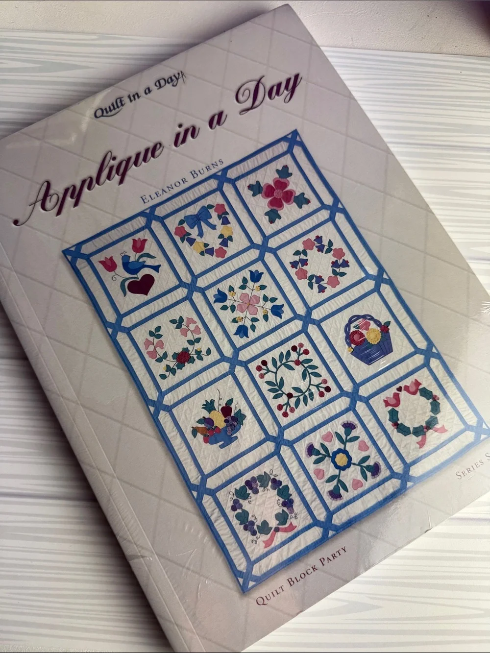 Vintage Eleanor Burns Applique in a Day Quilt Block Party Series 6 Patterns 1994